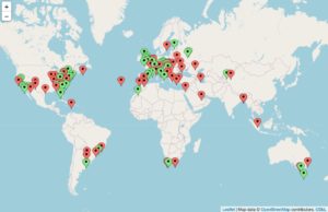 Clubs League Map